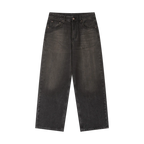 Vintage Wash Heavyweight Denim Jeans