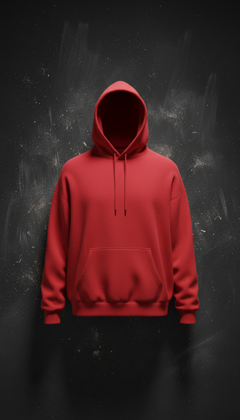 Heavyweight Hoodie with Oversized Fit