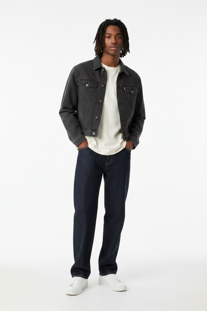 Heavyweight Straight Leg Denim Jeans